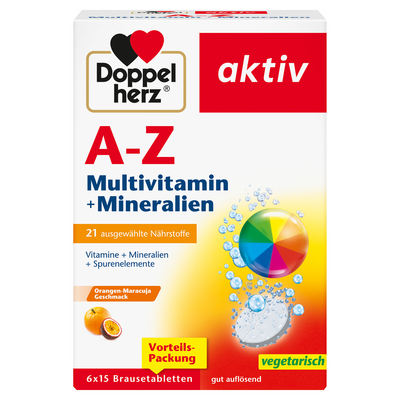 DOPPELHERZ A-Z Multivitamin+Mineralien Brausetabl.